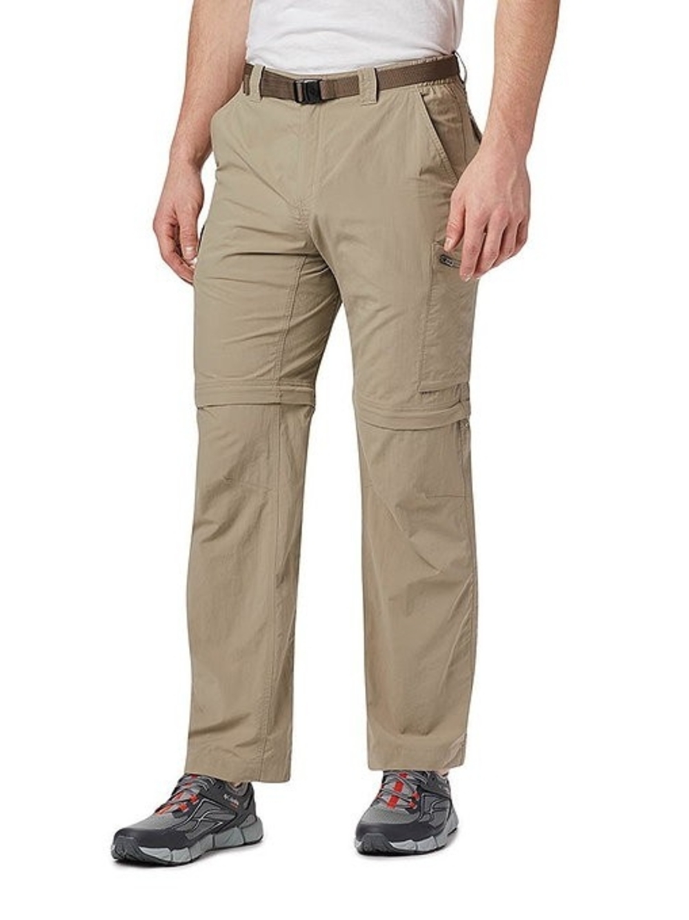 Columbia Silver Ridge Convertible Cargo Pants Shorts Khaki 36x32